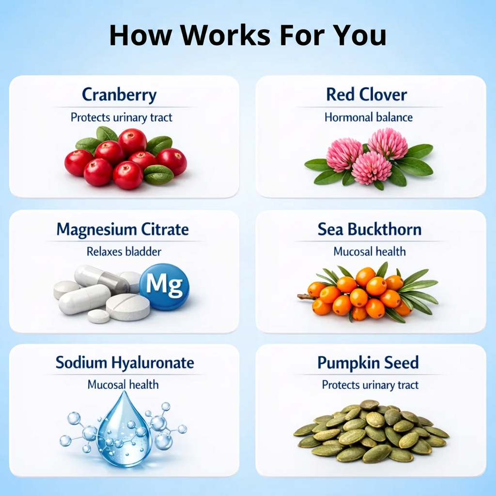 Saviora-Naturally Improves Bladder Leaks, Urgency and Nighttime Bathroom Trips